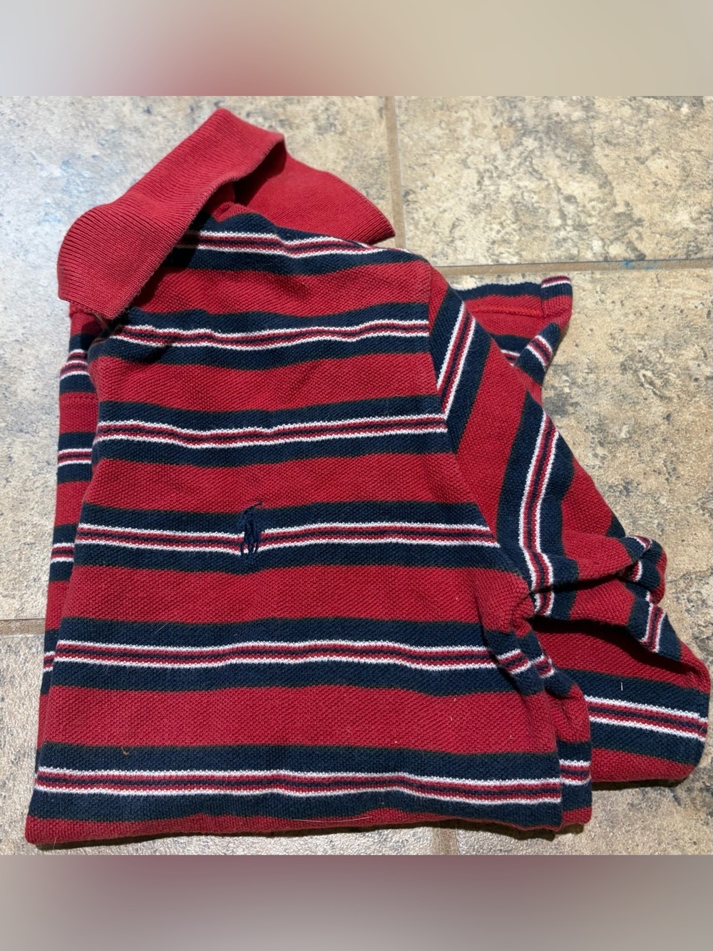 Ralph Lauren Boys (6) Striped Long Sleeve Rugby Polo